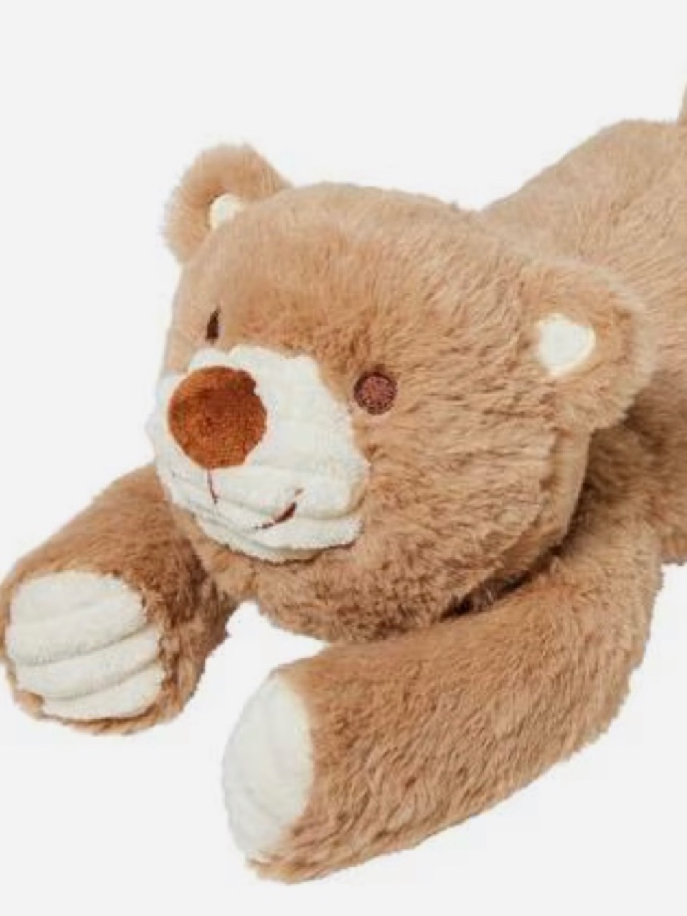 Brown Cuddle Bear Electronic Heartbeat Anxiety Relief Plush Dog Toy (Frisco)